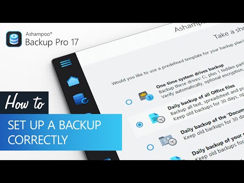 Ashampoo Backup Pro 17 - How to create a real-time backup