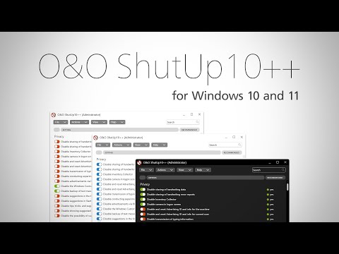 O&amp;O ShutUp10++: For Windows 10 &amp; 11, with Dark Mode