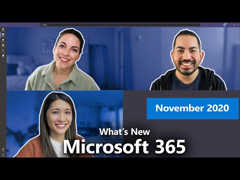 What's New with Microsoft 365 | November 2020