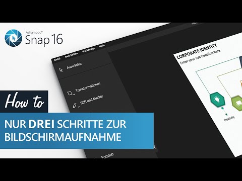 Ashampoo Snap 16 - Nur drei Schritte zur Bildschirmaufnahme
