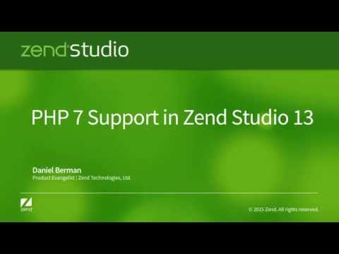 PHP 7 Support in Zend Studio