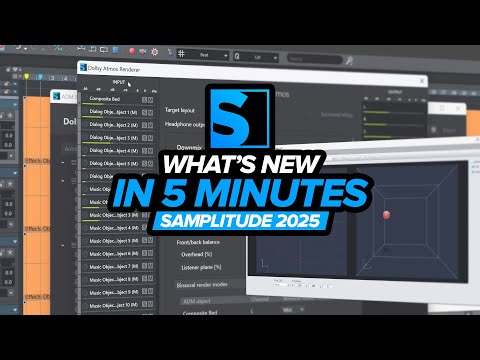 What's New in Boris FX Samplitude 2025: Dolby Atmos, Enhanced ARA 2 &amp; More