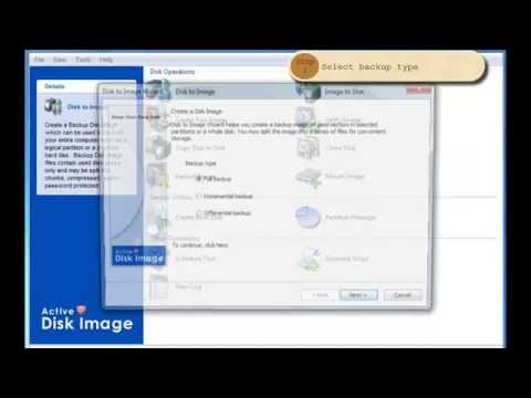 How to backup your disk with Active@ Disk Image