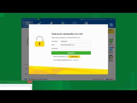 How to activate Wise Care 365 Pro