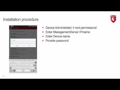 G Data Mobile Device Installation