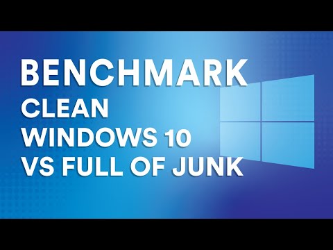 Benchmark: How much junk data slows down Windows 10?