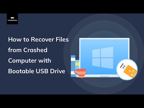 How to Recover Files from Crashed Computer with Bootable USB Drive