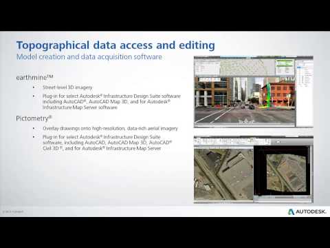 AutoCAD Map 3D and Earthmine Plugin