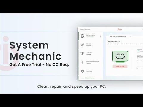 Clean, fix, and repair your PC for FREE - No credit card required!