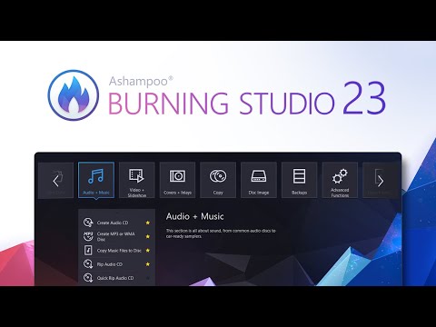 Ashampoo Burning Studio 23 - Probably the best burning application of its time