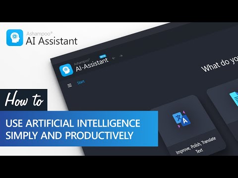 Ashampoo AI Assistant - Using artificial intelligence simply and productively