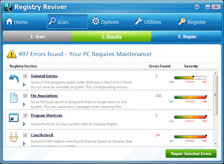 Registry Reviver screenshot