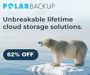PolarBackup Cloud Backup - 62% OFF