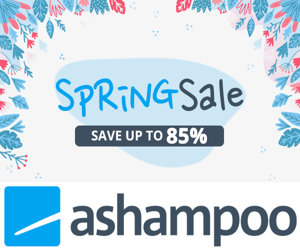 Ashampoo Software Spring Sale – up to 85% OFF