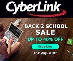 CyberLink Back 2 School Sale