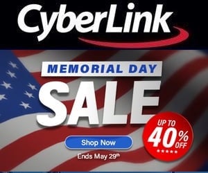 CyberLink Software Memorial Day Sale