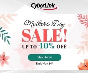 CyberLink Mother's Day Sale