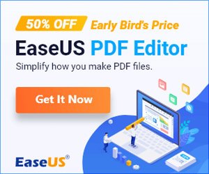 EaseUS PDF Editor - 50% OFF