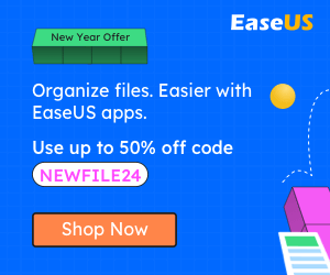 EaseUS New Year Offers - 50% OFF