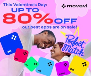 Movavi Valentine’s Day Sale