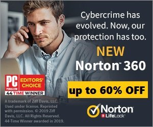 Norton 360 – up to 60% OFF