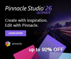 Pinnacle Studio 26 – up to 92% OFF