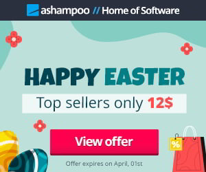 Ashampoo Easter Sale just $12