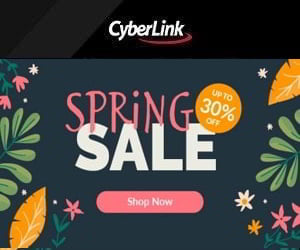 CyberLink Software Spring Sale – 30% OFF
