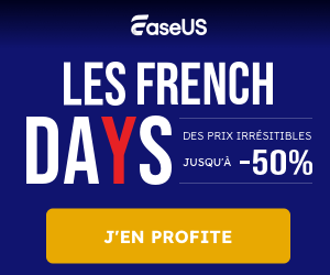 EaseUS Discount French Days - up to 50% OFF