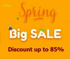 IObit Software Spring Big Sale – 85% OFF