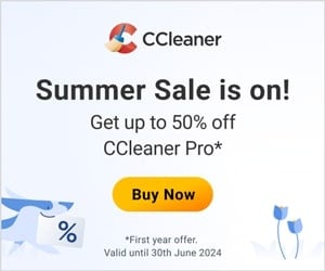CCleaner Summer Sale - 50% OFF