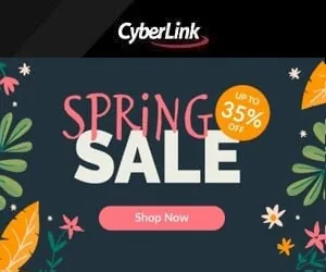 CyberLink Spring Sale up to 35% OFF