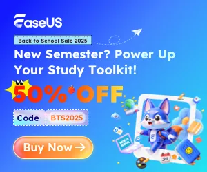 EaseUS Software Back to School Sale 2025