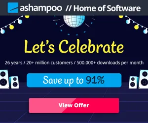 Ashampoo Software 26th Celebration Sale