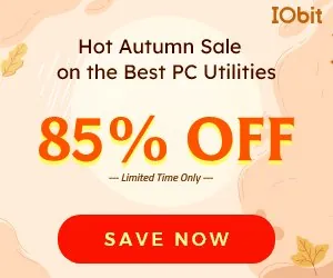 IObit Autumn Sale - 85% OFF
