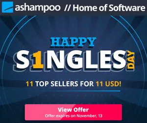 Ashampoo Software Singles' Day Sale - $11 only