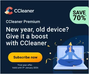 CCleaner Premium Holiday Sale - 70% OFF