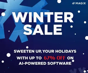 MAGIX Software Winter Sale up to 67% OFF