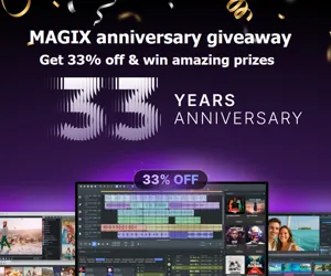 MAGIX Software 33 Anniversary - 33% OFF