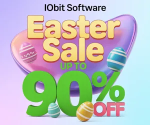 IObit Software Easter Sale - up to 90% OFF