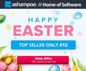 Ashampoo Software Happy Easter - Top sellers only $12
