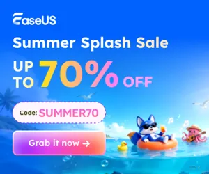 EaseUS Summer Sale – up to 70% OFF