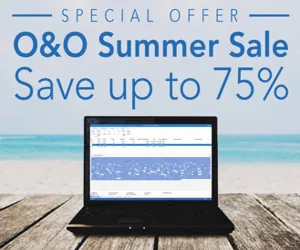O&O Software Summer Sale - 75% OFF