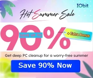 IObit Software Summer Sale - 90% OFF